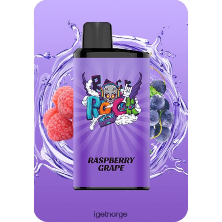 Discount Iget Vapes 0R80N09 IGET Bar pro bringebærdrue