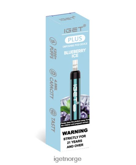 Discount IGET Vapes pluss F0B4P832 blåbæris