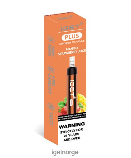 IGET Vape Online pluss F0B4P835 mango jordbærjuice