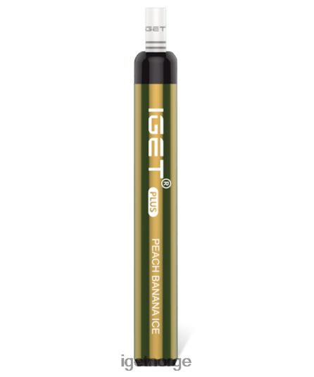 IGET Bar Vape Online pluss F0B4P836 fersken bananis