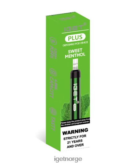 Discount IGET Vapes pluss F0B4P842 søt mentol