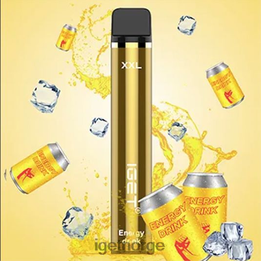 IGET Vape xxl - 1800 drag F0B4P8513 energi drikke
