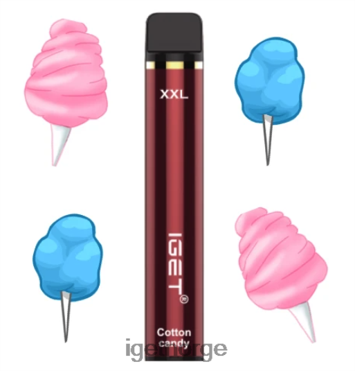 IGET Vape Online xxl - 1800 drag F0B4P8515 sukkerspinn