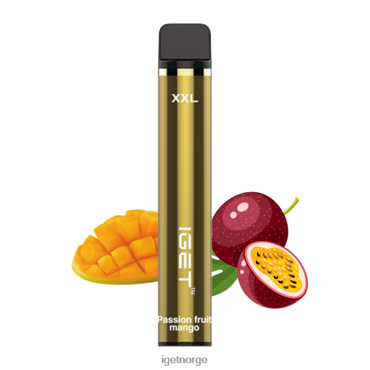 IGET Vape xxl - 1800 drag F0B4P8579 pasjonsfrukt mango