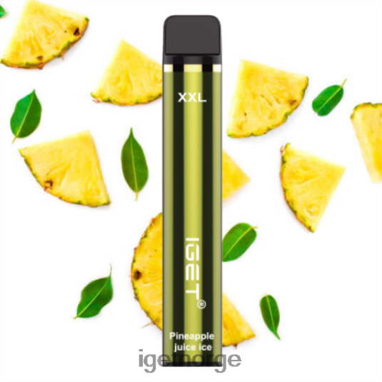 IGET Vape Online xxl - 1800 drag F0B4P8588 ananasjuice is