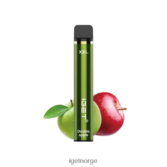 IGET Bar Sale xxl 1800 puffs F0B4P8352 dobbelt eple