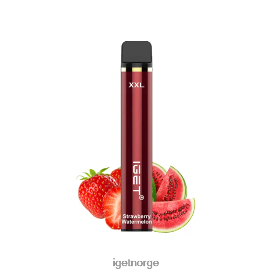 IGET Discount xxl 1800 puffs F0B4P8355 jordbær vannmelon