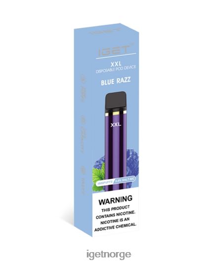 IGET Vape Online xxl F0B4P845 blå razz