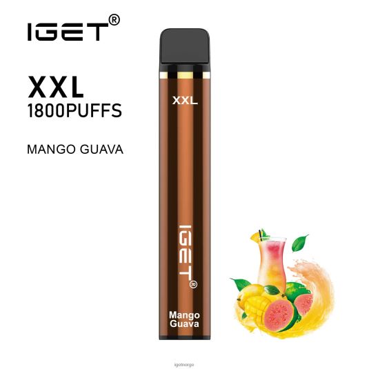 Discount IGET Vapes xxl F0B4P862 mango guava