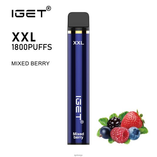 IGET Vape Online xxl F0B4P865 blandet bær