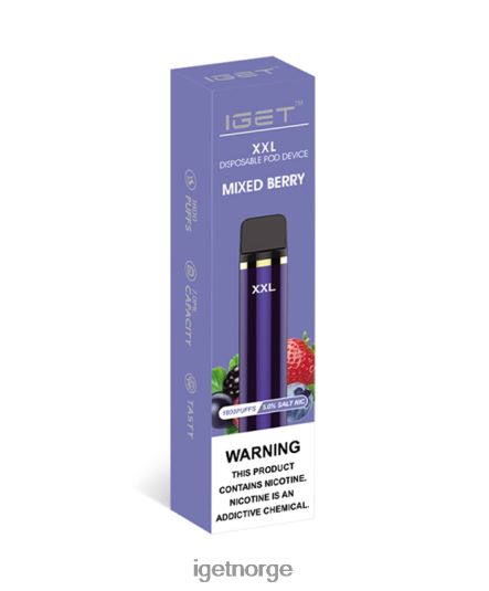 IGET Vape Online xxl F0B4P865 blandet bær