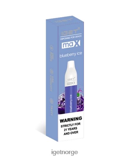 IGET Vape maks F0B4P879 blåbæris