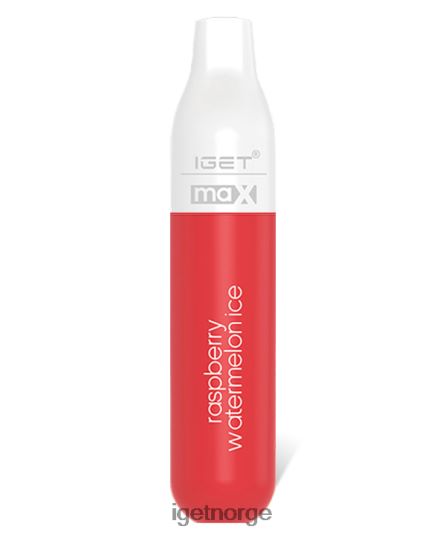 IGET Vape Online maks F0B4P890 bringebær vannmelon is