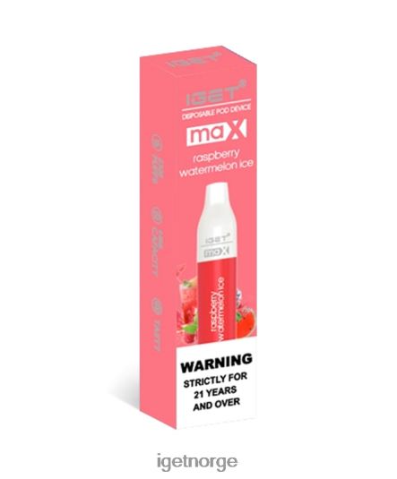 IGET Vape Online maks F0B4P890 bringebær vannmelon is