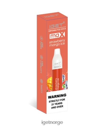 IGET Bar Vape Online maks F0B4P891 jordbær mango is