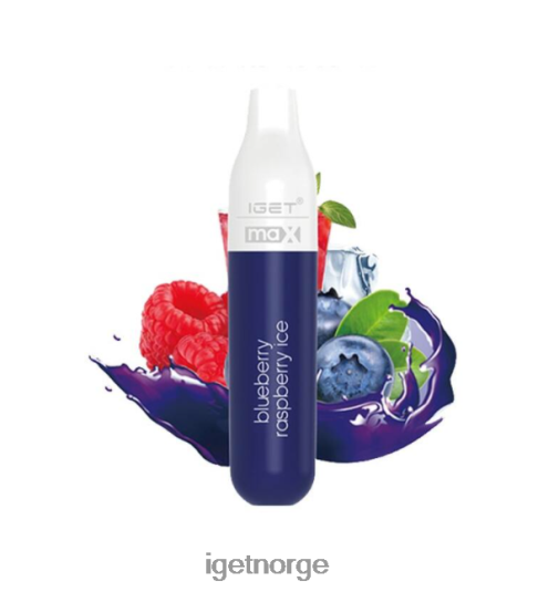 IGET Vape Sale max - 2300 drag F0B4P8619 blåbær bringebær is