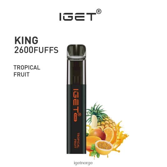 Discount IGET Vapes konge - 2600 drag F0B4P8518 tropisk frukt