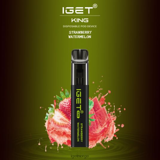 IGET Vape Online konge - 2600 drag F0B4P8610 jordbær vannmelon
