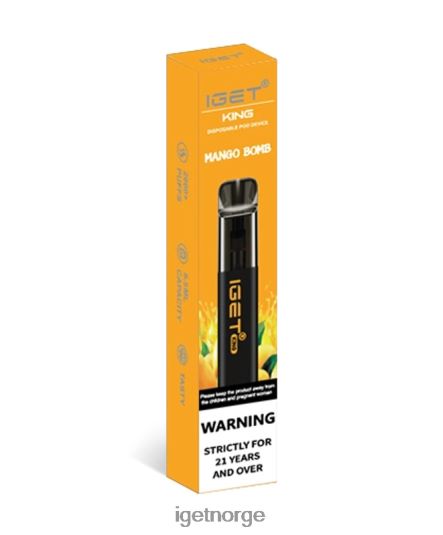 Discount IGET Vapes konge F0B4P8107 mango bombe