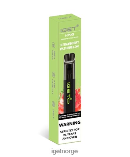 IGET Vape konge F0B4P8119 jordbær vannmelon