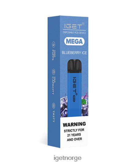 IGET Bar Vape Online mega F0B4P8126 blåbæris