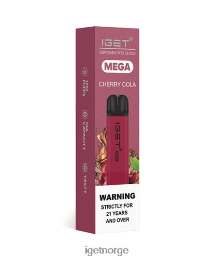 IGET Vape Sale mega F0B4P8127 kirsebær cola