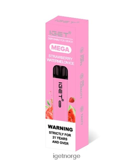 IGET Vape Online mega F0B4P8145 jordbær vannmelon