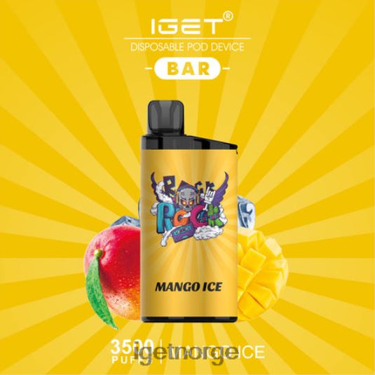 IGET Vape bar - 3500 drag F0B4P8431 mango