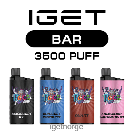 Discount IGET Vapes bar 3500 engros F0B4P8427