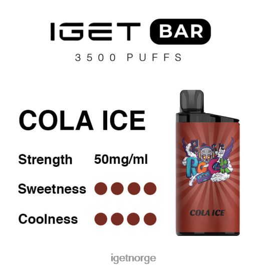 IGET Vape Sale bar 3500 puff F0B4P8292 cola is