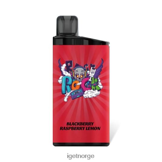 IGET Discount bar 3500 puff F0B4P8296 bjørnebær bringebær sitron
