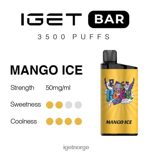IGET Vape bar 3500 puff F0B4P8299 mango is