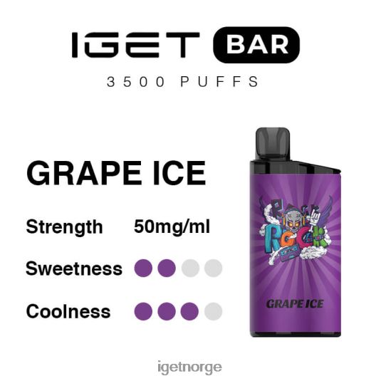 IGET Vape Online bar 3500 puff F0B4P8300 drue is