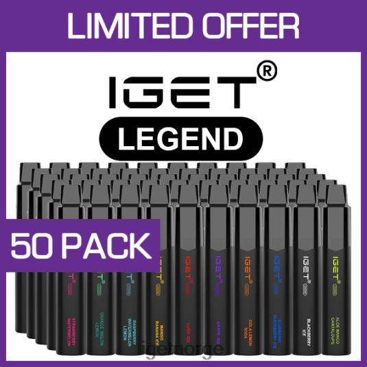 IGET Bar Vape Online legend - 4000 drag - 50 stk F0B4P8531
