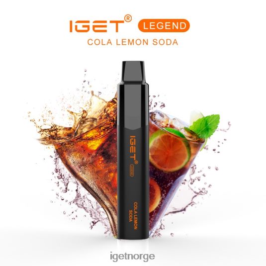 Discount IGET Vapes legend - 4000 drag F0B4P8576 cola sitron brus