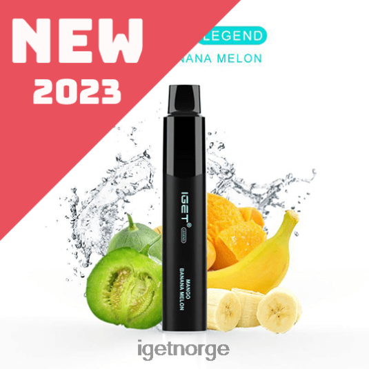 IGET Vape legend - 4000 drag F0B4P8601 mango banan melon