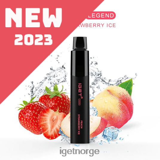 IGET Vape Sale legend - 4000 drag F0B4P8614 fersken jordbæris