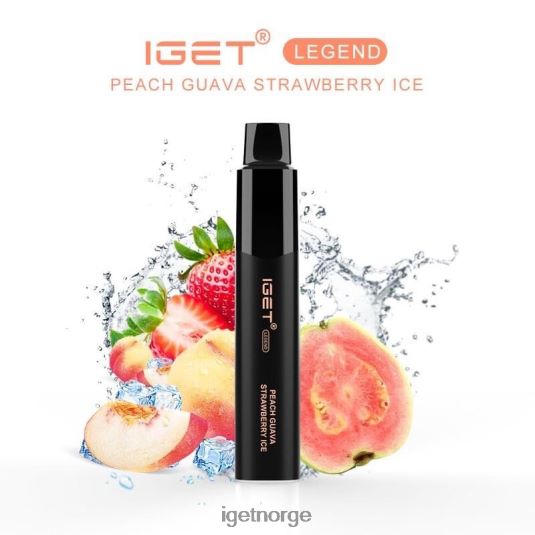 IGET Bar Vape Online legend - 4000 drag F0B4P8651 fersken guava jordbæris