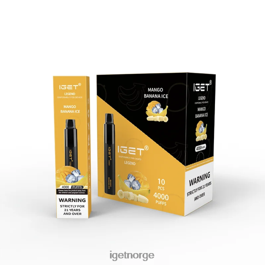 IGET Bar Sale legend 4000 puff F0B4P8328 mango bananis