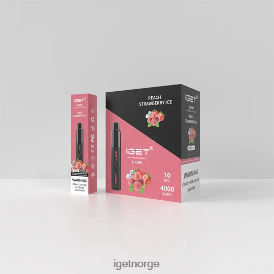 IGET Sale legend 4000 puff F0B4P8330 fersken jordbæris