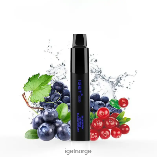 Discount IGET Vapes legend 4000 puff F0B4P8332 blåbærbær solbær