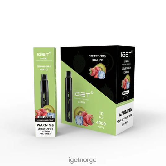IGET Vape Sale legend 4000 puff F0B4P8337 jordbær kiwi is