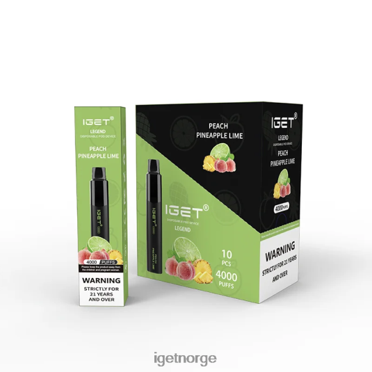 IGET Bar Sale legend 4000 puff F0B4P8338 fersken ananas lime