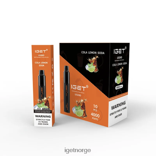 IGET Wholesale legend 4000 puff F0B4P8349 cola sitron brus
