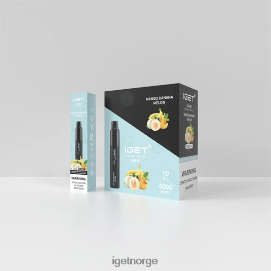 IGET Sale legend 4000 puff F0B4P8350 mango banan melon