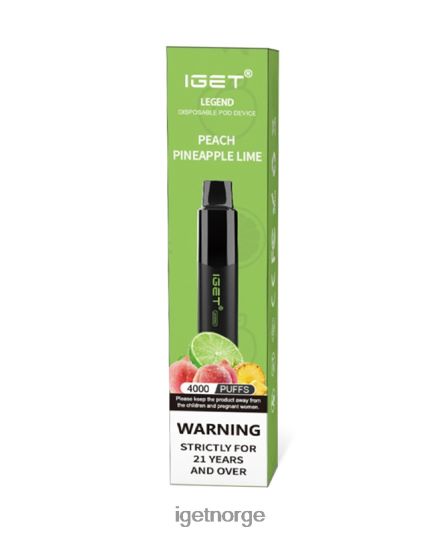 Discount IGET Vapes legende F0B4P8190 fersken ananas lime