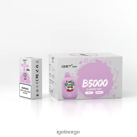 IGET Discount b5000 F0B4P8310 blåbær razz