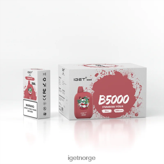 IGET Vape b5000 F0B4P8313 jordbær pitaya