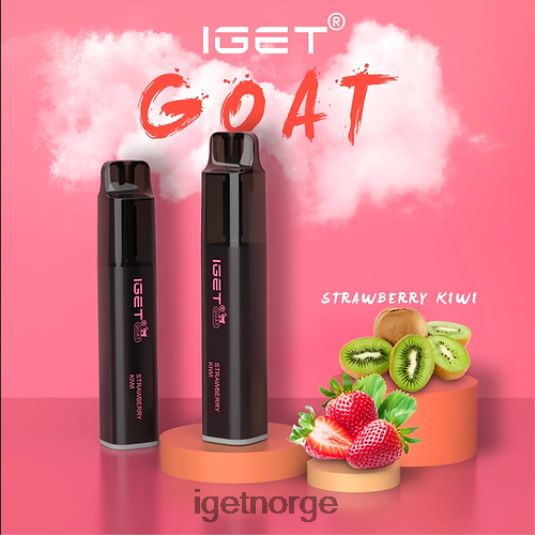 IGET Bar Vape Online geit - 5000 drag F0B4P8558 jordbær kiwi
