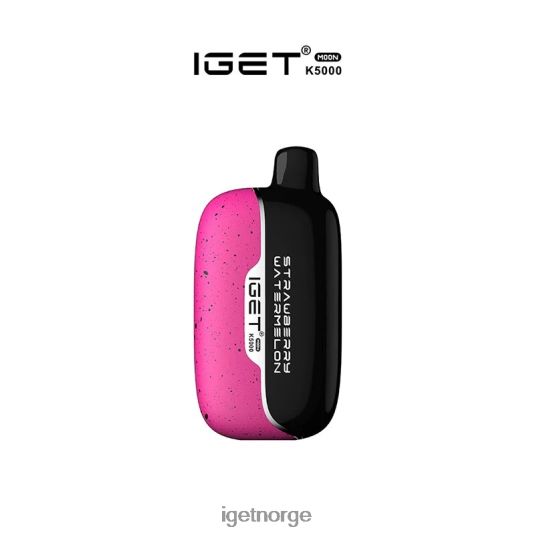 IGET Vape måne - 5000 drag F0B4P8592 jordbær vannmelon